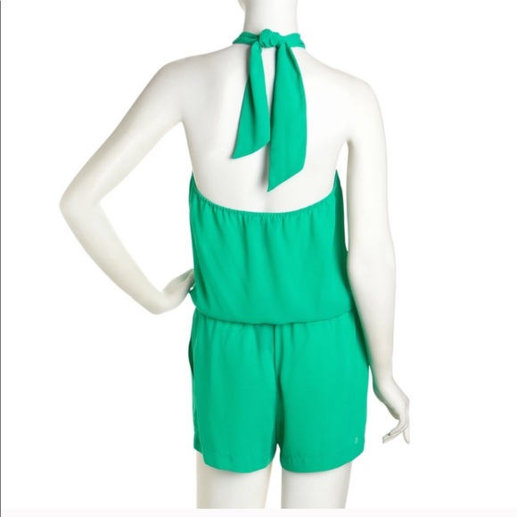 BCBG Casli crossover halter romper - Picture 5 of 13